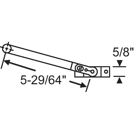 Strybuc Limit Device Arm Only 5in 39-167